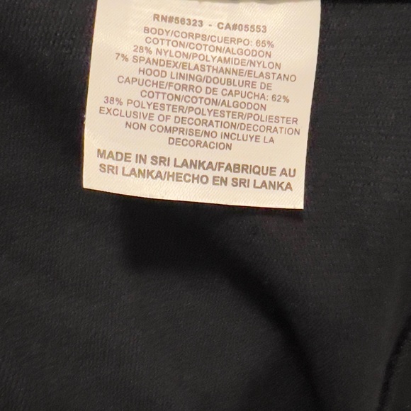 Preowned Nike lives strong black track jacket with hood size M & yellow t shirt - Picture 8 of 13